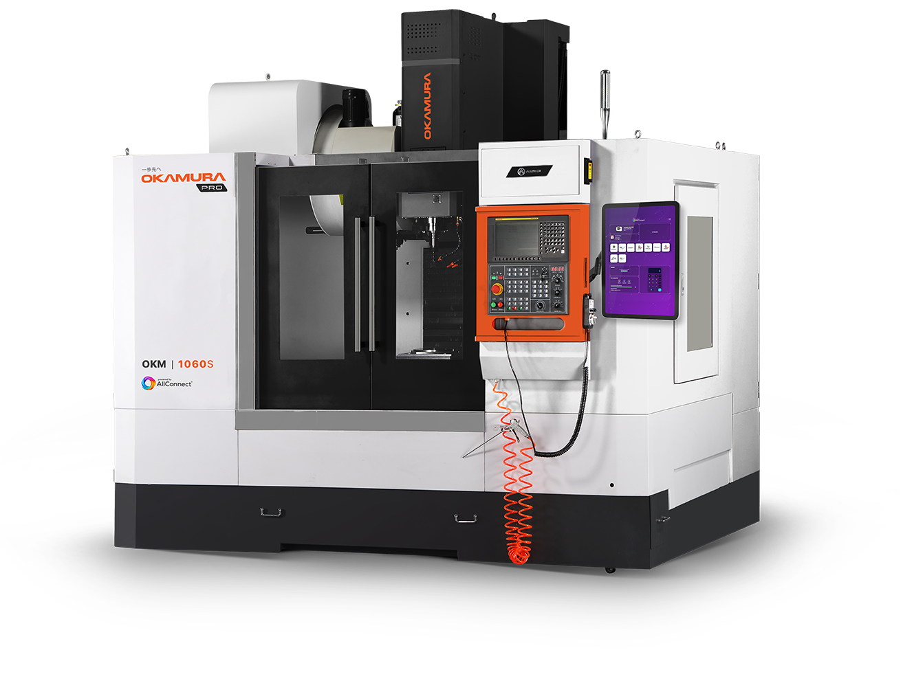 Centro de usinagem Okamura OKM 1060S com AllConnect